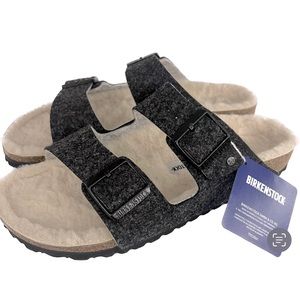 Birkenstock - Arizona shearling Double-face Sandals.